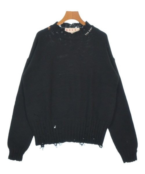 MARNI マルニ ニット・セーター 42(M位) 黒 【古着】【中古】 MARNI - MARNI マルニ ニット・セーター L 紺 【古着】【中古】【送料