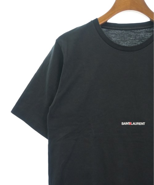 美品 SAINT LAURENT PARIS サンローランパリ 半袖 パフスリーブ ラメニットカットソー XS ブラック レディース 古着 中古 美品 SAINT LAURENT PARIS サンローランパリ 半袖 パフスリーブ