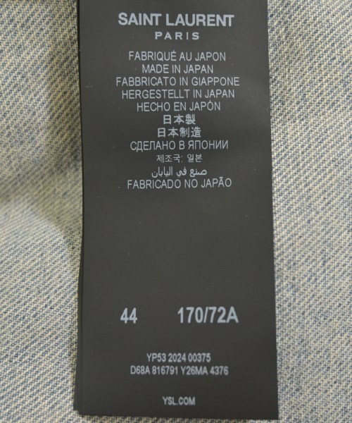 SAINT LAURENT PARIS サンローランパリ デニムジャケット メンズ 【古着】【中古】