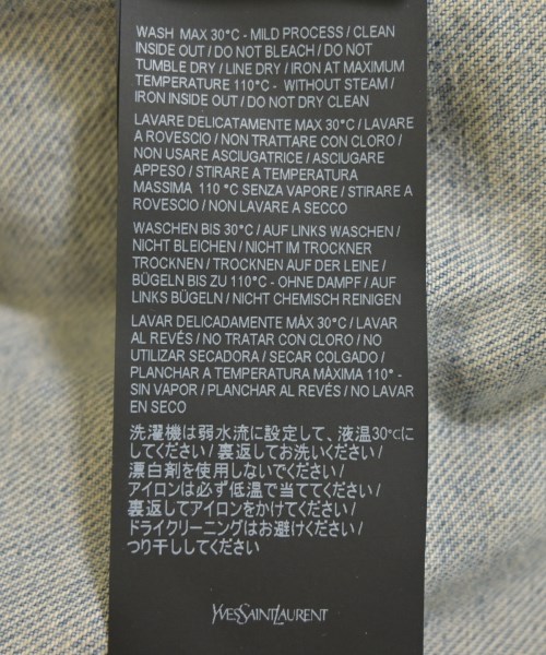 SAINT LAURENT PARIS サンローランパリ デニムジャケット メンズ 【古着】【中古】
