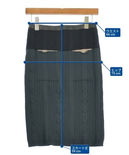 PLEATS PLEASE プリーツプリーズ ひざ丈スカート レディース 【古着】【中古】_5
