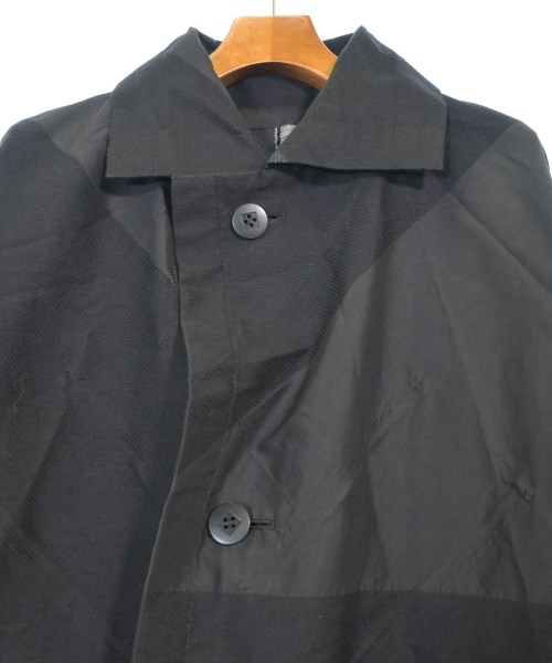 イッセイミヤケ】ブラック ステンカラーコート 90s PLEATS PLEASE