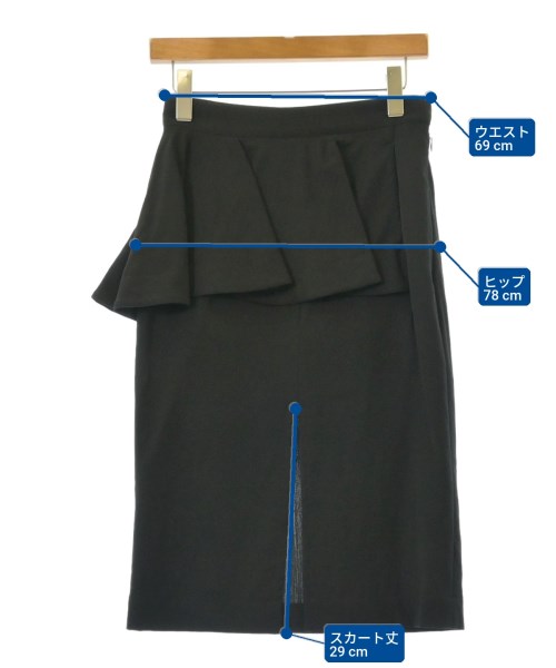 LIMI feu リミフー ひざ丈スカート レディース 【古着】【中古】 LIMI  