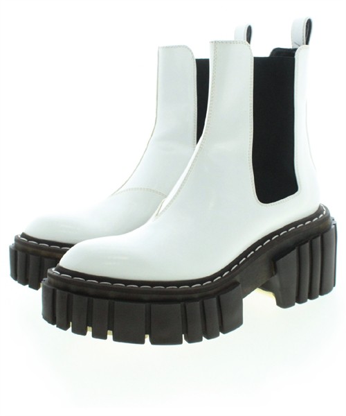 【美品】  STELLA McCARTNEY / ステラマッカートニー | Plastic Emilie Boot Pyxis / プラットフォーム サイドゴア エミリーブーツ | 36 1/2 | グレー | レディースレディース