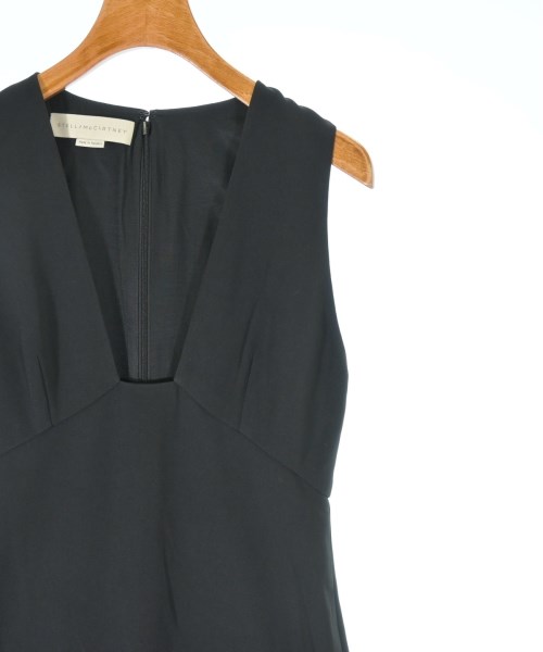 ステラマッカートニー 良品 Vネック ラナウール Aライン ワンピース ブラック 40 ファッション ステラマッカートニー 良品 Vネック ラナウール