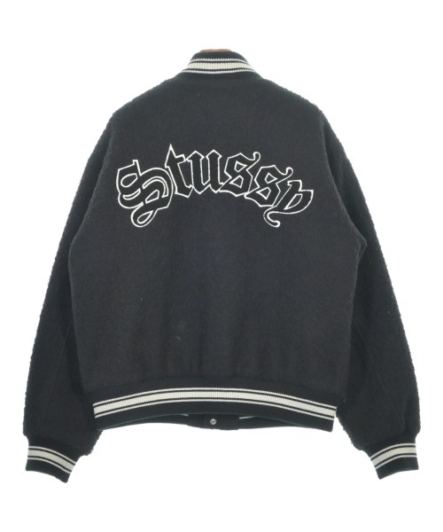 OLD STUSSY Big4 スタジャン L ブラック OLD STUSSY Big4 スタジャン