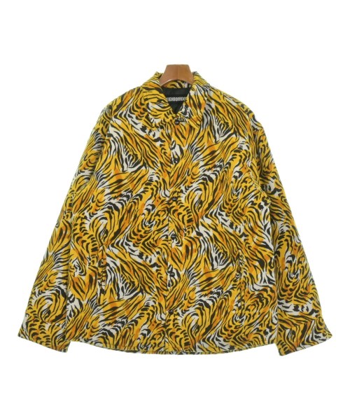 手描き花魁高嶺の花インクジェットスタンドネック裏毛ジップジャケット