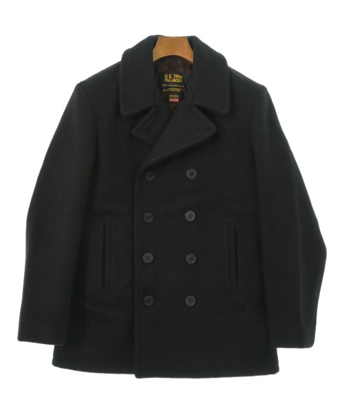 Supreme Peacoat S ウール　シュプリーム　ピーコート　ブラック Supreme シュプリーム ピーコート メンズ 【古着】【中古】