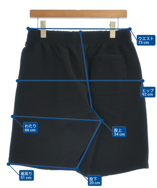 シュプリーム　ショートパンツ Supreme（シュプリーム）ショートパンツ 黒 サイズ:M メンズ