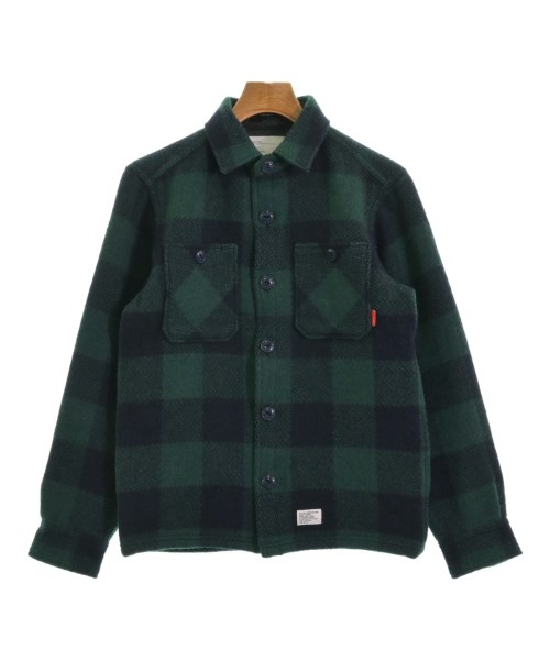 WTAPS カジュアルシャツ メンズ ダブルタップス 中古　古着 WTAPS（ダブルタップス）カジュアルシャツ 青 サイズ:1(S位) メンズ