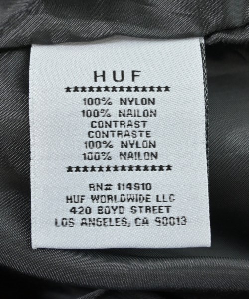 未使用タグ付き HUF マウンテンパーカー ジャケット ロゴ ワッペン XL