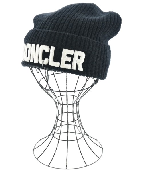 MONCLER モンクレール ニットキャップ・ビーニー 黒 ブラック ニット