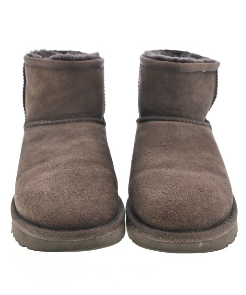 ◇ UGG AUSTRALIA アグ オーストラリア ベイリーボタン クラシック ショート（ミドル） ムートンブーツ 24 ブラウン * 1002797012975 UGG Australia アグ ！ アグ オーストラリア (メルボルン エンポリウム