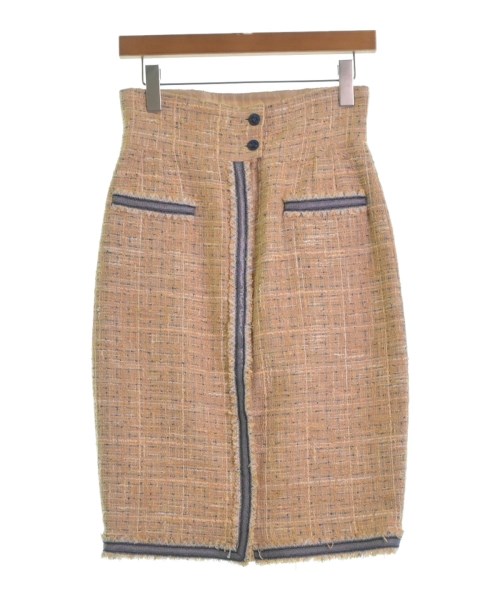 CHANEL シャネル ひざ丈スカート レディース 【古着】【中古】の通販は