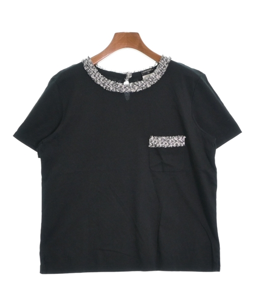 「CHANEL」 半袖カットソー L ブラック レディース CHANEL シャネル Tシャツ・カットソー レディース 【古着