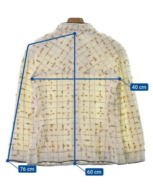 CHANEL シャネル ノーカラージャケット レディース 【古着】【中古】の通販は CHANEL シャネル ノーカラージャケット レディース 【古着】【中古】の通販は