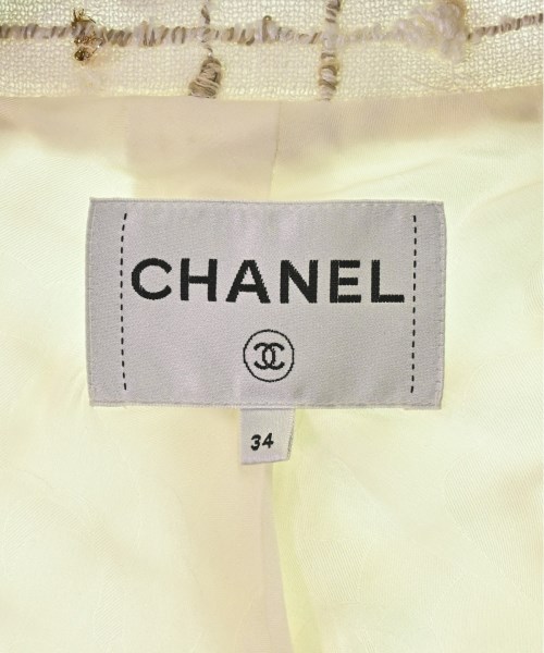 CHANEL シャネル ノーカラージャケット レディース 【古着】【中古】の通販は CHANEL シャネル ノーカラージャケット レディース 【古着】【中古】の通販は