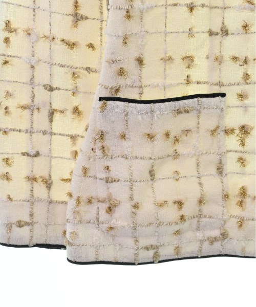 CHANEL シャネル ノーカラージャケット レディース 【古着】【中古】の通販は CHANEL シャネル ノーカラージャケット レディース 【古着】【中古】の通販は