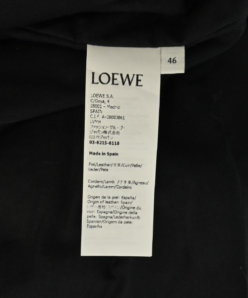 LOEWE ロエベ ライダース メンズ 【古着】【中古】の通販は