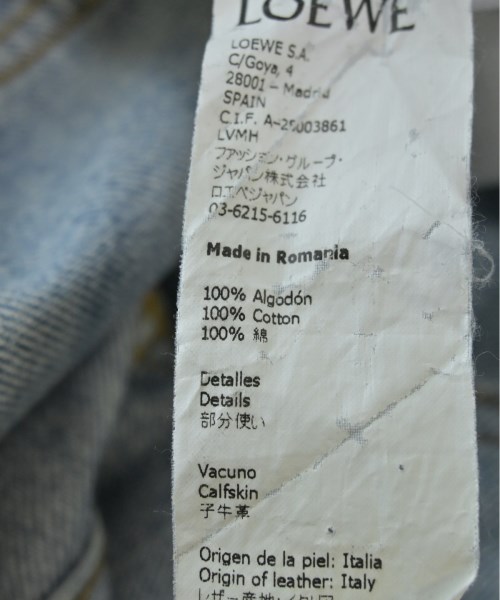 LOEWE ロエベ デニムパンツ メンズ 【古着】【中古】の通販は