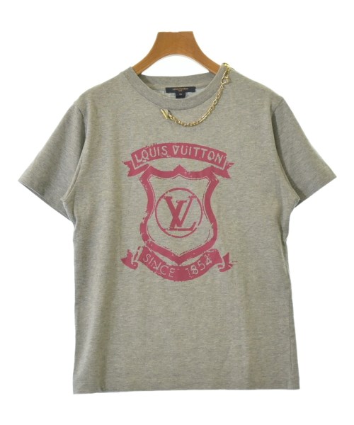 ルイヴィトン LOUIS VUITTON Tシャツ カットソー ロゴ ポケット 半袖 S 水色 /AO ■OS LOUIS VUITTON ルイヴィトン Tシャツ・カットソー S ブルーグレー