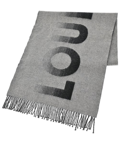 ルイヴィトンマフラーユニセックス コーデのアクセントに