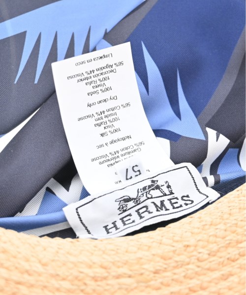 HERMES帽子　女の子 ブラウン（茶色）系 HERMES(エルメス) キャップ(レディース