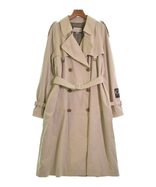 GUCCI ベージュ トレンチコート GUCCI（グッチ） 【美品】 | 総裏地 ベルト付き ロングトレンチコート