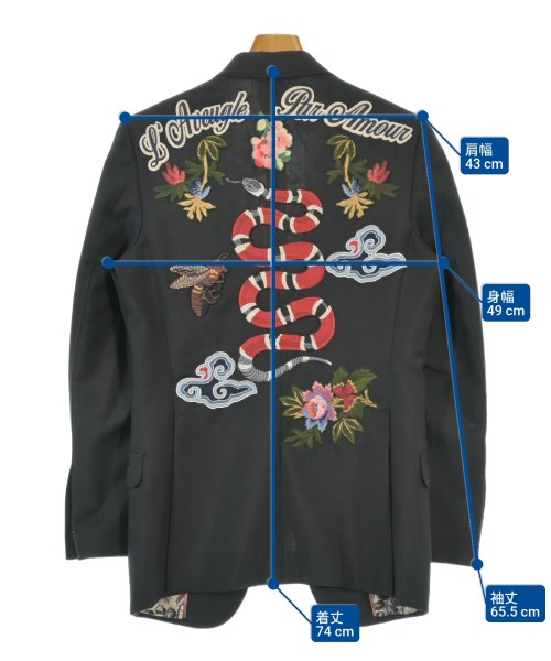 GUCCI グッチ テーラードジャケット メンズ 【古着】【中古】_5