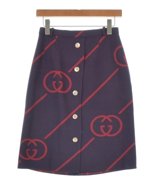 GUCCI グッチ ひざ丈スカート レディース 【古着】【中古】