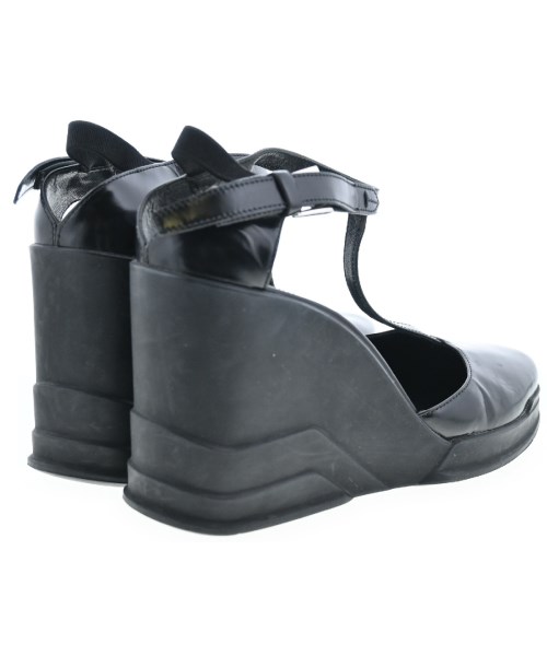 PRADA プラダ サンダル EU38 1/2(25.5cm位) 黒 【古着】【中古  