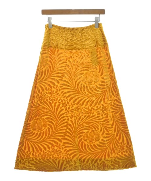 JIL SANDER ジルサンダー ひざ丈スカート 34(XXS位) ベージュ JIL