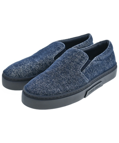 ジョルジオアルマーニ GIORGIOARMANI スニーカー 7 - レザー 黒