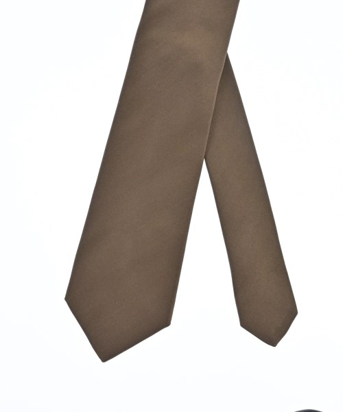 ルイジボレッリ ネクタイ ペイズリー ジャガード ブラウン ソリッドタイ ルイジボレッリ ネクタイ ペイズリー ジャガード ブラウン ソリッド