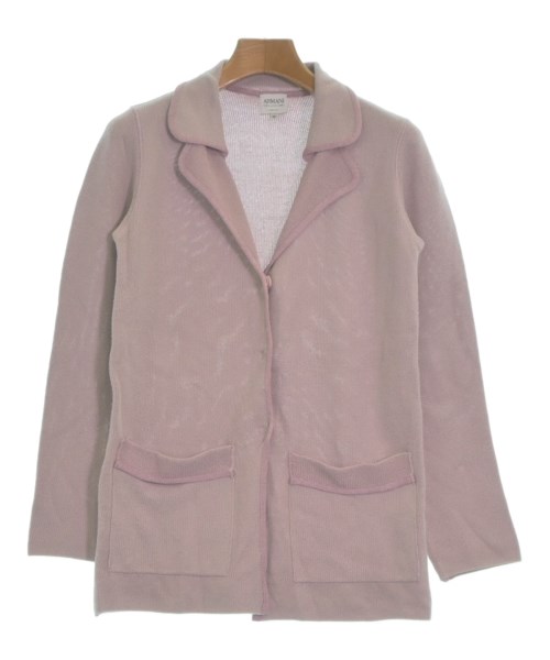 希少サイズ2XL✨アルマーニコレツォーニ綿＆麻テーラードジャケット ピンク アルマーニ コレツィオーニ ARMANI COLLEZIONI ヘリンボーン柄