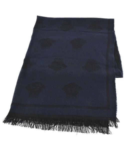 VERSACE ヴェルサーチ ストール 黒 【古着】【中古】【送料無料】