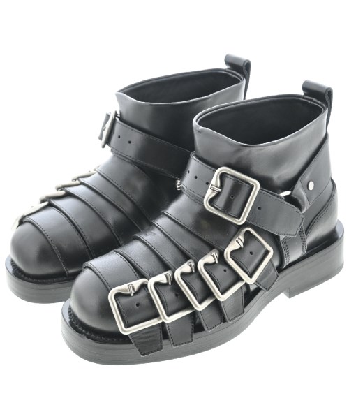 バーバリー ブーツ BURBERRY バーバリー ブーツカットデニム グレー サイズ40 三越伊勢丹