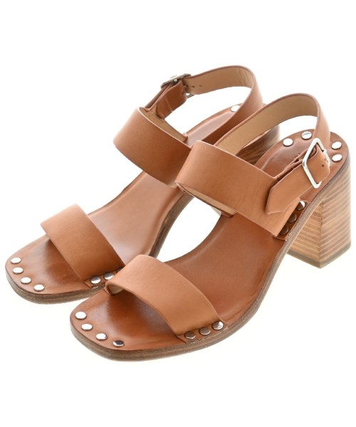 関送込【Tory Burch】レザー ロゴ スライド サンダル