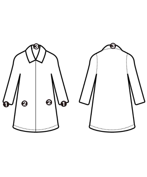 MooRER ムーレー 落ち込む厚地の外套 メンズ 【古着】【中古】