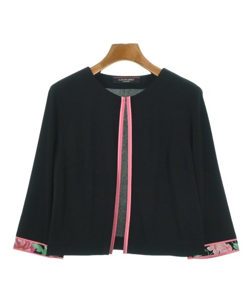 LEONARD FASHION レオナール　ファッション ノーカラージャケット レディース 【古着】【中古】