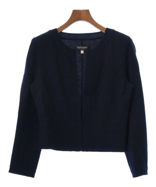 KIMIJIMA キミジマ ノーカラージャケット レディース 【古着】【中古】の通販は