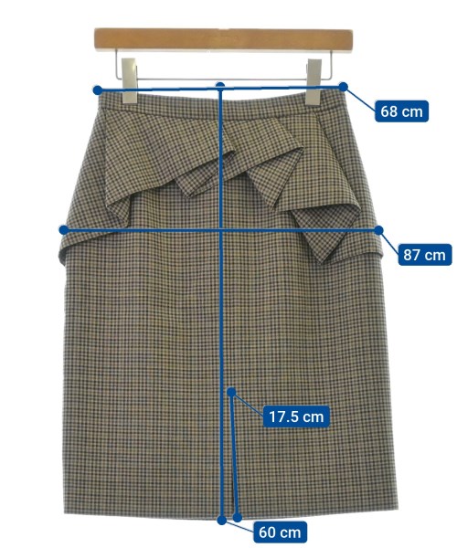 CELINE セリーヌ ひざ丈スカート レディース 【古着】【中古