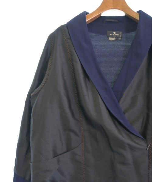 美品 エトロ　 レディースジャケット エコレザーボンバージャケット ジャケット レディース[品番