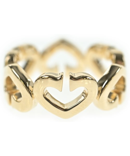 新品同様】 カルティエ Cartier ラブ #48 リング ハーフ ダイヤ 3P K18  