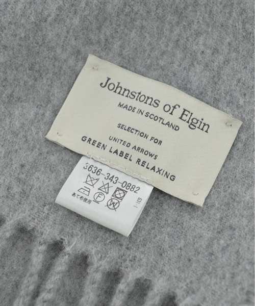 Johnstons of Elgin ジョンストンズオブエルガン マフラー メンズ 【古着】【中古】