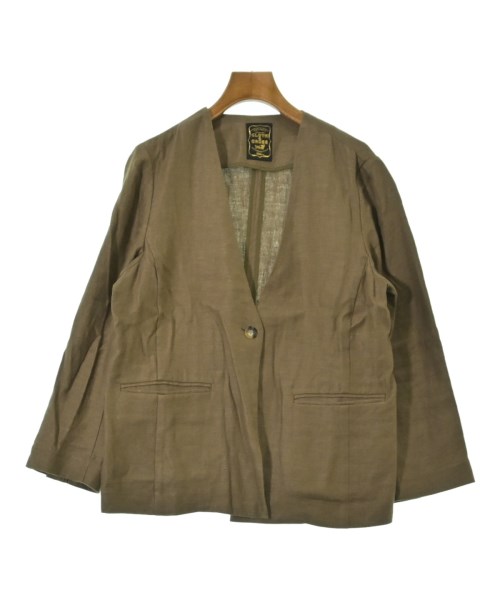 CLOTH&amp;CROSS クロスアンドクロス ノーカラージャケット レディース 【古着】【中古】