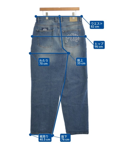 POP TRADING COMPANY デニム POP TRADING COMPANY（ポップ Pop Trading Company Cargo Trackpant (Olive) POPAW22-04-005