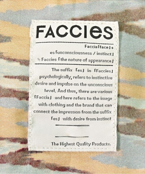 Faccies ファッチーズ カジュアルシャツ メンズ 【古着】【中古】