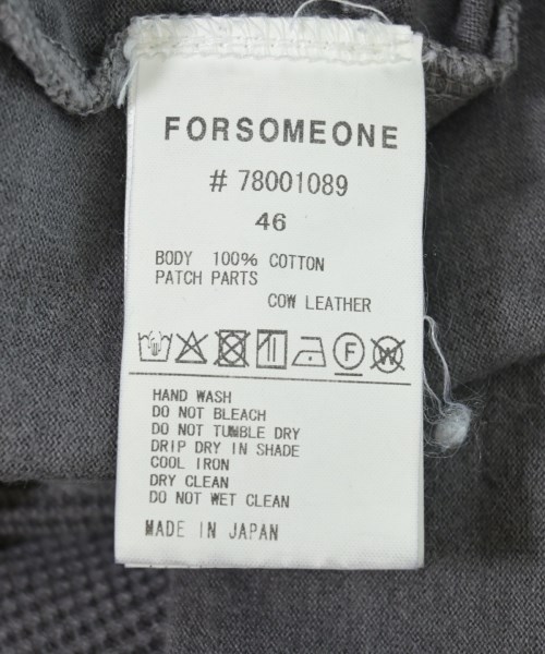 FORSOMEONE フォーサムワン Tシャツ・カットソー メンズ 【古着】【中古】