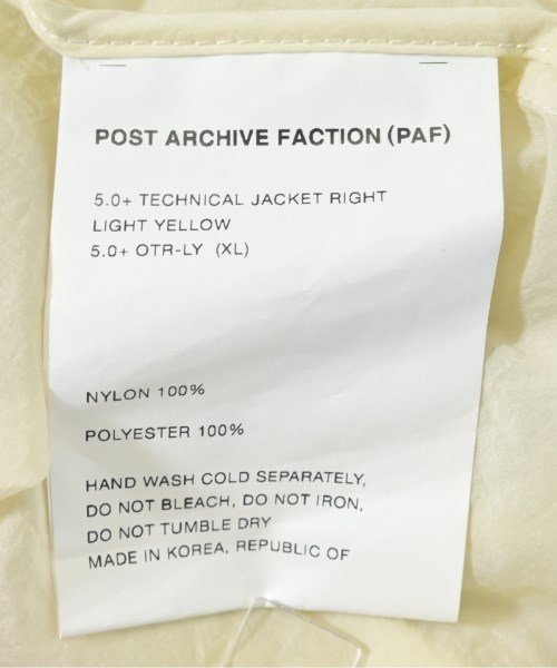 POST ARCHIVE FACTION ポストアーカイブファクション ブルゾン（その他） メンズ 【古着】【中古】_2